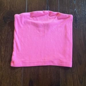 Pink tube top